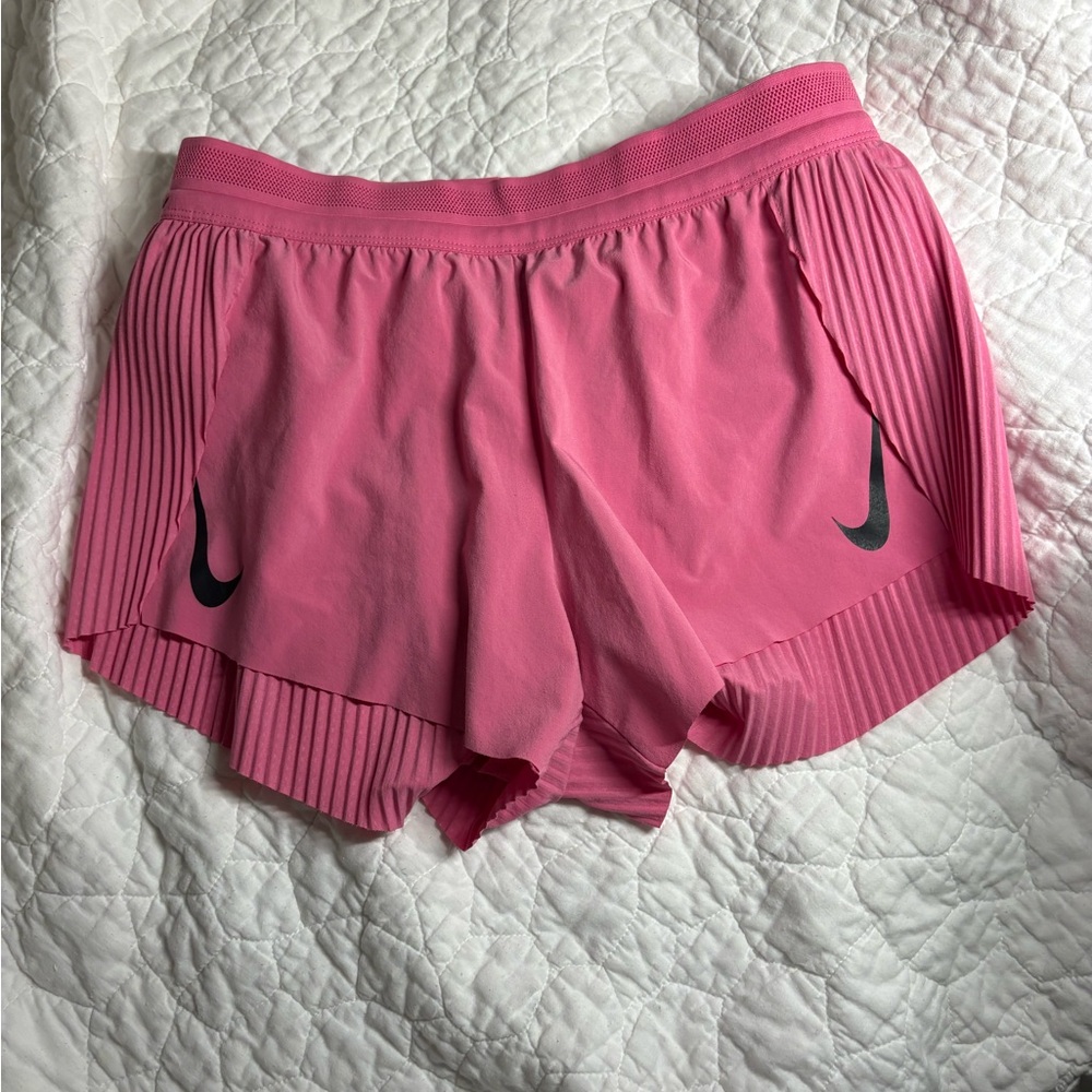Nike Women's aeroswift racing shorts Vibrant Pink Athletic Shorts